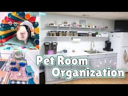 PET ROOM ORGANIZATION + TOUR 🐹🐰💗