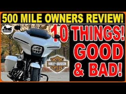 2024 HARLEY DAVIDSON Street Glide 500 Mile OWNERS REVIEW!