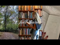 fall diaries | autumn night routine, reading + self-care