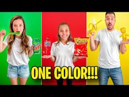 FOOD in ONE COLOR Challenge!!!