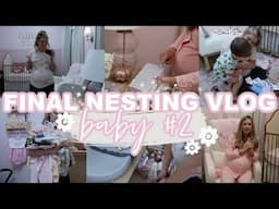 A NESTING VLOG: NURSERY ORGANIZATION + PREPPING FOR A NEWBORN | Lauren Yarbrough