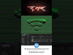 3D #Displacement Modulation FX in #AfterEffects