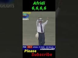 Afridi Sixes to Harbhajan Singh #cricket #worldcup2023 #ytshorts #ipl