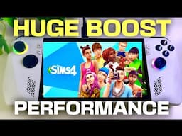 THE SIMS 4 on the Asus Rog Ally: Huge Performance