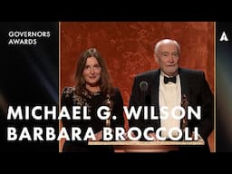 Michael G Wilson & Barbara Broccoli's Honorary Oscar | The 15th Governors Awards Presented By @ROLEX