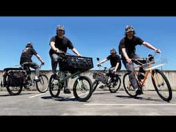 carrying stuff on a bike - basket, panniers, cargo + more !  an in-depth comparison