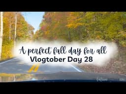 A PRODUCTIVE DAY IN PERFECT FALL WEATHER - DAY 28 OF VLOGTOBER 2024