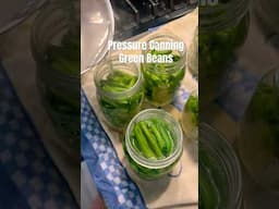 It took me 2 1/2hours to #pressurecanning green beans from start to finish. #homesteadlife #canning