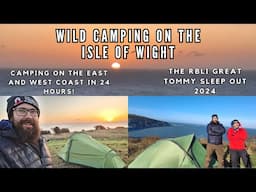 WILD CAMPING ON THE ISLE OF WIGHT | GREAT TOMMY SLEEP OUT 2024 | NEW TENT AND GEAR | RATION REVIEW