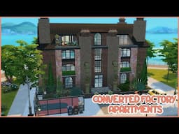 Converted Factory Apartment Complex | The Sims 4 | Build + House Tour