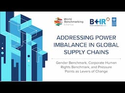 Addressing Power Imbalance in Global Supply Chains