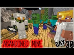 Exploring Deeper Into The Adandoned Mine: Surviving Minecraft Day 30