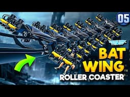 I Built a BATWING COASTER! | Movie Park: Heroes X Villains • #5