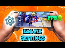 TOP 5 Lag Fix Tips for Free Fire | How to Increase FPS In low end mobile