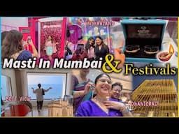 Masti In MUMBAI 🩷✨ Nykaaland & House Decor Tour🏡! Dhanteras Vlog 🥰 | ThatQuirkyMiss