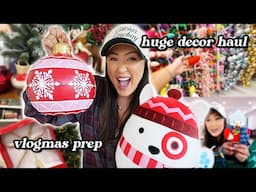 HUGE CHRISTMAS DECOR HAUL! Prepping for VLOGMAS 2024 🎄