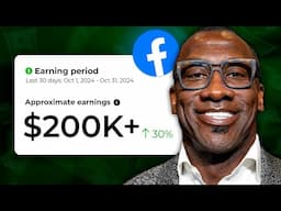 Shannon Sharpe is Printing Money on Facebook (EARNINGS EXPOSED)