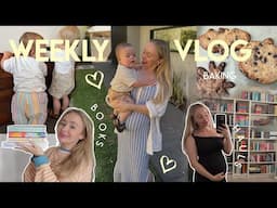 vlog: a week in the life! books, baking, hauls, family & recharging my soul