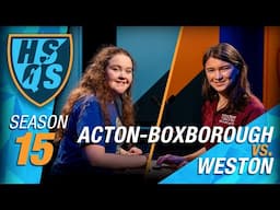 A Real Nailbiter! | Acton-Boxborough vs Weston | Quarterfinal Match 3 | SEASON 15