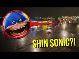 DRONE CATCHES SHIN SONIC AT ABANDONED STREET MALL RUNNING AROUND!! (HE CAME AFTER US)