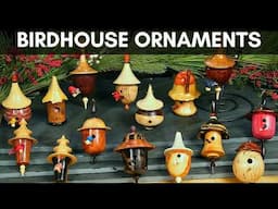 Turning a Birdhouse Ornament