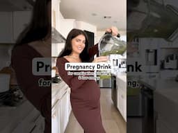 PREGNANCY DRINK for constipation, bloating, low energy, and wellness! #shorts