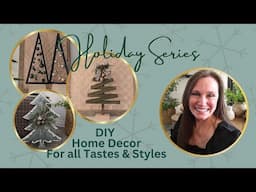 Holiday Series | Three DIY Wooden Tree Designs For All Tastes & Styles