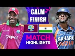 Dinesh Karthik Set The Tone | Dhoni's Calm Finish Secures Thrilling Win | India vs West Indies 2009