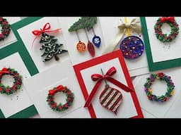 How to make cards for the holidays - Paper Quilling Technique