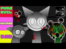 Ranking All Sprunki's From Most Evil To least Evil (Sprunki Incredibox)