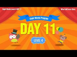 Sight Words 100 Level 4. Day.11 수정 ( Full Movies ) 영어학습프로그램