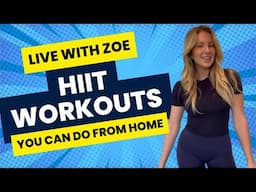 At Home HIIT Workouts For Women!