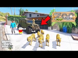 Franklin and Shinchan open Biggest Zoo or Franklin Caught Tigers From forest in GTA V