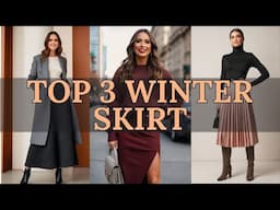 Top 3 Winter Skirt Outfits for Women: Stay Stylish in the Cold | Winter Fashion Trends 2025