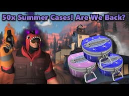 TF2 Unboxing: 50 Summer Cases 2024! There's a new "Smoke" Effect!?