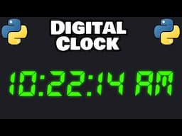 Let's code a DIGITAL CLOCK in Python! 🕒