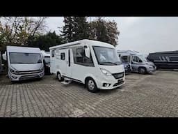 The SMALLEST COMPACT INTEGRATED Hymer motorhome.  Exsis i