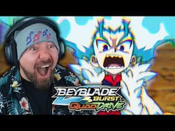 LUI VS BEL REMATCH WAS... FIRST TIME WATCHING - Beyblade Burst QuadDrive Episode 13 REACTION