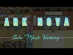 Ark Nova Board Game Solo Mode VICTORY