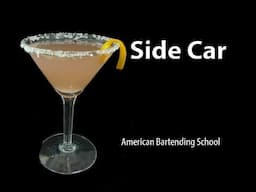 Side Car Cocktail Drink Recipe