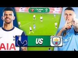 TOTTENHAM 2-1 MAN CITY REACTION | EFL Cup Stream