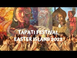 Easter Island Tapati Festival 2023 dancing and singing with the whole community