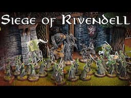 Siege Of Rivendell! Mega Battle Report ~ Middle Earth SBG