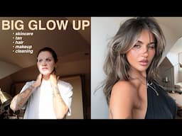 A BIG GLOW UP - HAIR, TAN & MAKEUP | JAMIE GENEVIEVE