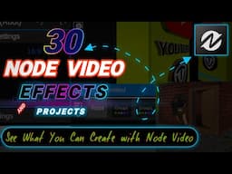 Create these effects in Node Video | Node Video projects Review💡| VidTricks