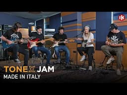 TONEX Jam: Made in Italy.  5 Artists Come to Play