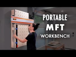 Portable MFT Workbench with a DIY Fence & Rail Hinge