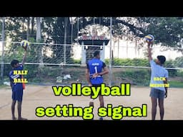 settings signal in 🏐💪#volleyballpractice