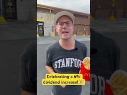 Celebrating A 6% #Dividend Increase! 🎉 (Disc: I’m long @McDonalds #stock, ticker $MCD) 📈