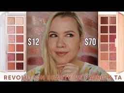 Patrick Ta Major Dimension II Palette VS Makeup Revolution True Icon Palette